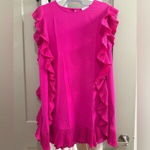 TCEC Fuchsia Ruffled Dress